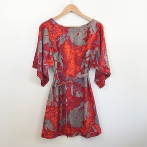 W118 by Walter Baker Kimono Sleeve Tie Waist Dress